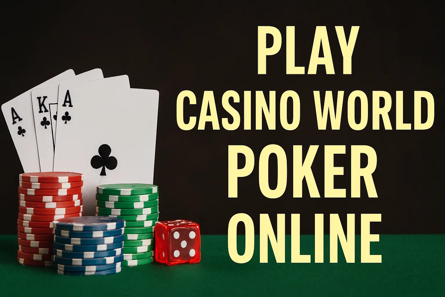 Play Casino World Poker Online – Best Poker Platform in USA